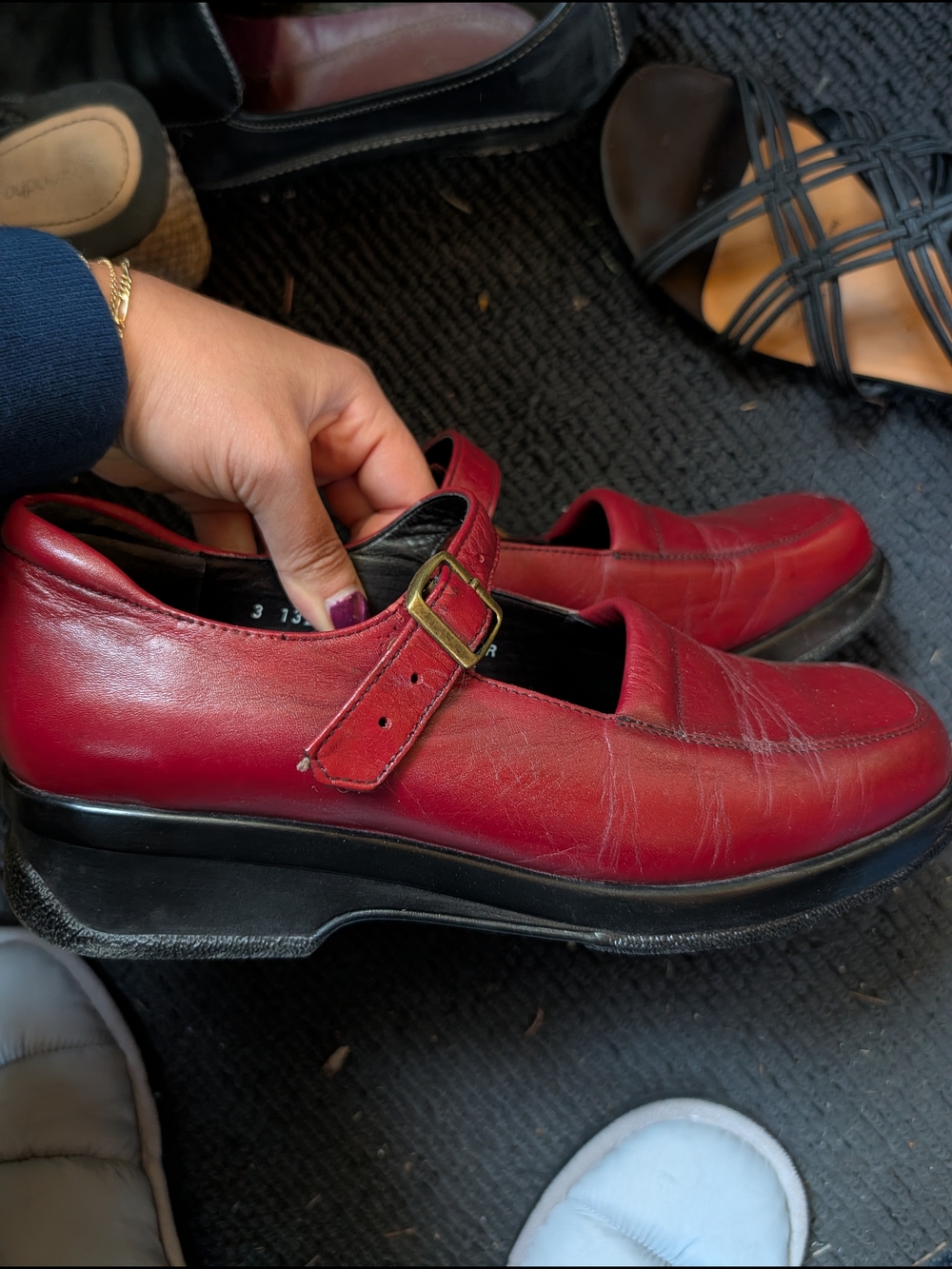 Mephisto Women’s Red Mary Jane Shoe